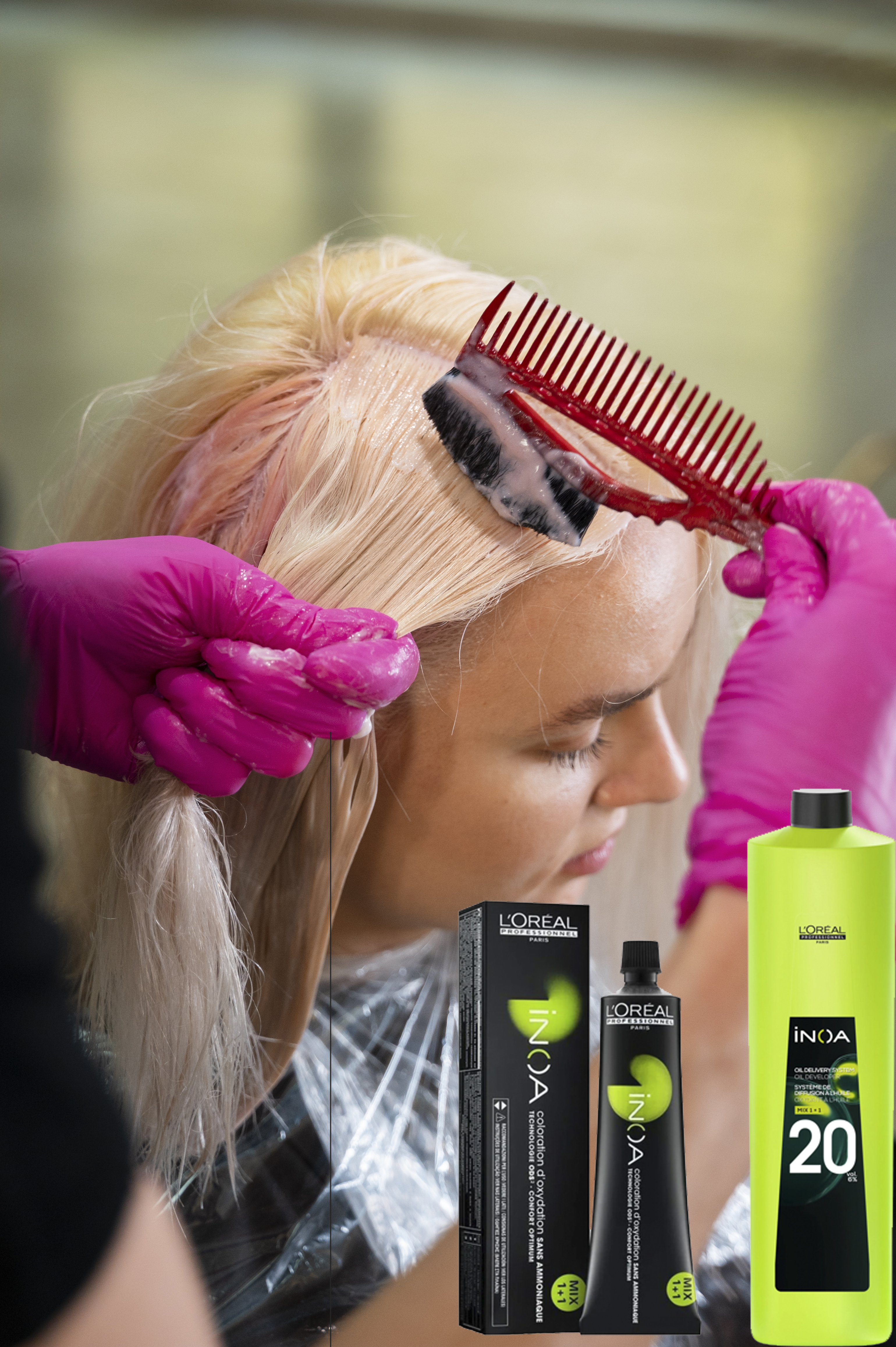 Global Hair Color (Loreal Inoa Ammonia Free)